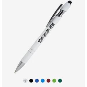 Custom Pencils, Personalized Pens With Stylus- Custom Metallic Printed Name Pens