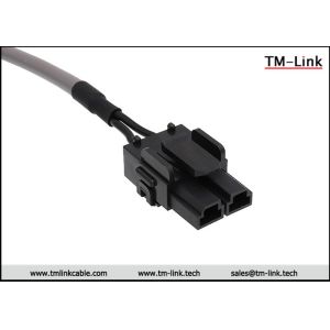 Molex SD-42816-0212 to European terminals customized cable assembly