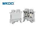JUK 6N Din Rail Mounted Terminal Block Connector , Quick Connect Terminal Block