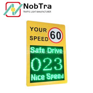 Advanced 2024 LPR Radar Speed Feedback Sign with 24.125GHz Detector