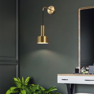 Modern Adjustable Bedside Lamp Wall Lamp Black Gold Luxury Nordic Up Down