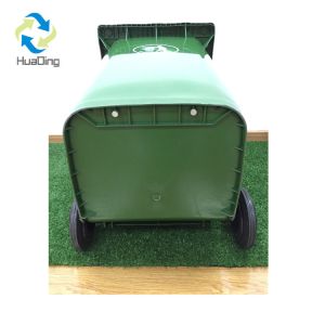 240L Outdoor HDPE waste Plastic Standing garbage trash can