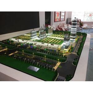 Miniature Acrylic Architecture Model Handmade / Laser Cut Artwork 4 * 2 . 5M