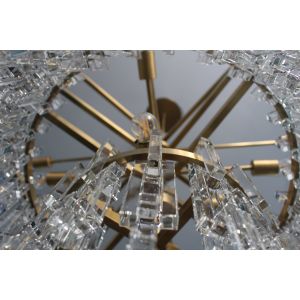 Factory Customized Tiered Round Chandelier 91cm Crystal Chandelier With Ceiling