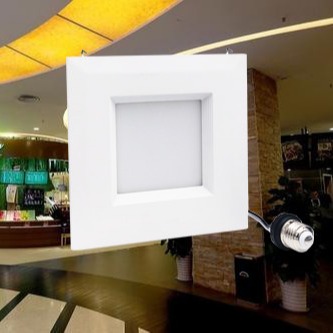 Quality Dimmable 12W 900LM IP44 6" Square LED Recessed Lighting wholesale