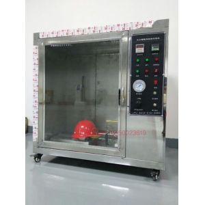 China IS0 3873 Safety Fire Testing Equipment , Helmet Flammability Test Chamber on sale