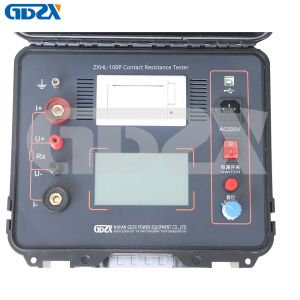 ZXHL-100P High Precision Portable DC 50A 100A Contact Resistance Test Set