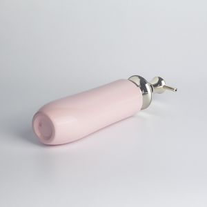 Luxury 300ml 500ml 700ml PET White Pink Unit Popular Customize Logo Gold Pump