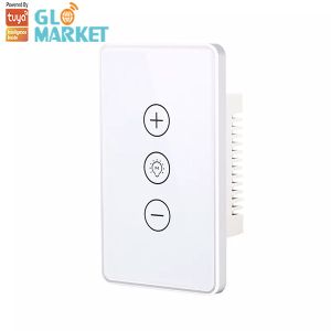 Tuya Smart Wifi Dimmer Switch US Standard Touch Panel App Control With Alexa