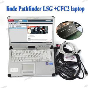 Cheap Forklift LINDE LSG Truck Diagnostic Tool for Linde Canbox Doctor Diagnostic scanner Pathfinder Software+CFC2 laptop for sale