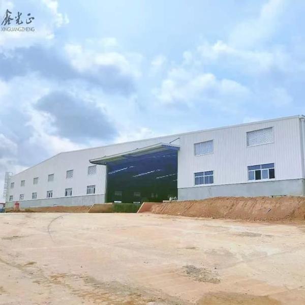 Customized Construction Prefabricated Steel Structure Warehouse With Fire-Proof