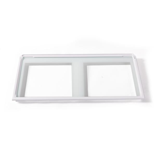 Quality 3.2mm White Frame Refrigerator Crisper Drawer Glass Cover wholesale