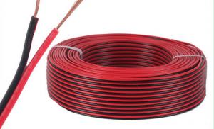 China Red And Black Copper Electric Wire Cable , Parallel Spt Twin Flat Wire Speaker Cable on sale