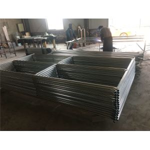 chain link temporary construction fence panels 6FT X 10F Mesh 2 3/8 " x 2 3/8" (