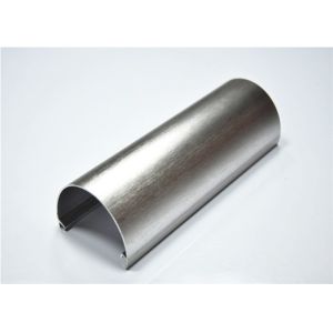 China Shinning Brush Silver  Aluminium Profile Extrusion for Handrail 6063-T5 on sale