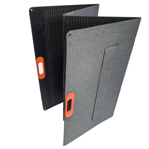 Portable Solar Briefcase Charger Foldable Lightweight Panel Perfect for Remote