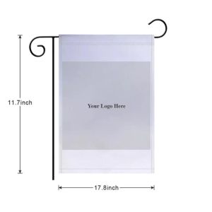 100D Polyester Decorative Custom Garden Flags 30x45cm Seasonal Garden Flag Set