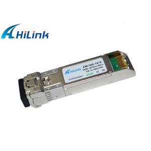 Lead Free SFP+ Transceiver Module 10G Optical 80KM CWDM 1470nm ZR RoHS Compliant