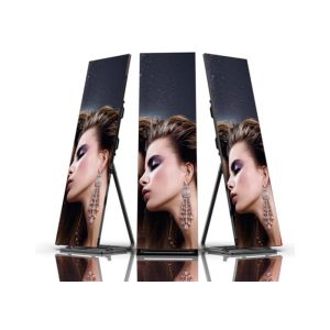 Cheap P1.25 Indoor RGB Portable Standing LED Poster Smd1515 With High Definition for sale