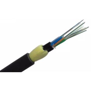 China 2 - 288 Core ADSS Fiber Optic Cable All Dielectric Self Supporting PE Jacket G652D Type on sale