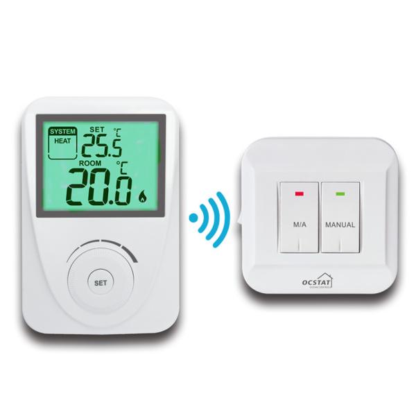 Quality Wireless  Comfortable High Temperature Digital Heating RF Room Thermostat wholesale