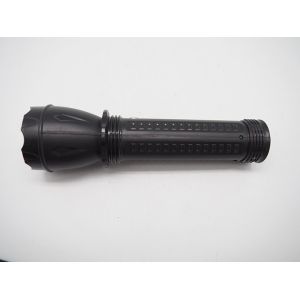BN-9989 Classic Black Rechargeable LED Flashlight Torch Light