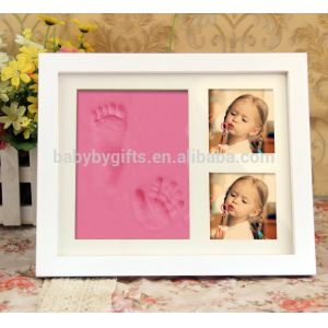 Wooden Baby Clay Frame Customized New Style Baby Photo Frame