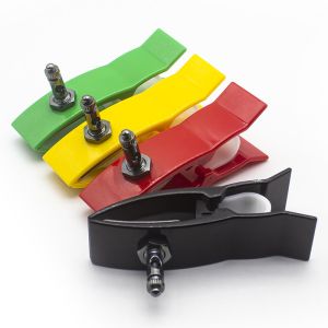 Pediatric ECG Electrode Connector 3.0 4.0 Plastic Clamp 4 Pcs Per Bag