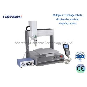 Cheap 4Axis Working Tabletop Soldering Machine with Automatic Cleaning Function for sale