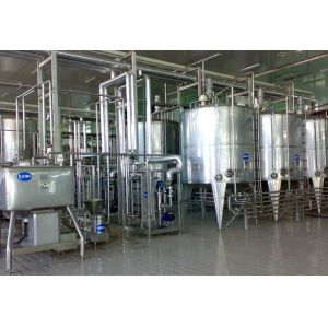 China SUS304/316 customized 500-5000L/H plant milk processing line complete Soy/almond milk production line milk machine with PLC on sale