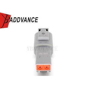 2 Hole Deutsch Te Connectivity Rectangular Housing Connector DT04-2P