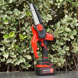 Cheap 6-Inch Telescopic Handle Rechargeable Battery Operated Electric Cordless Chainsaw DIY Mini Handheld Chainsaw for sale