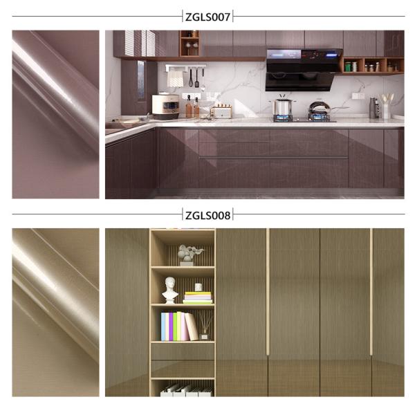 High Glossy Plywood PVC Laminated Film For Mould Proof And Administration