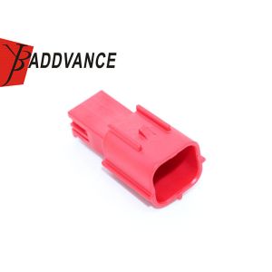 6 Pin Red Male Waterproof Automotive Electrical Connectors For Motorcycle OBD System