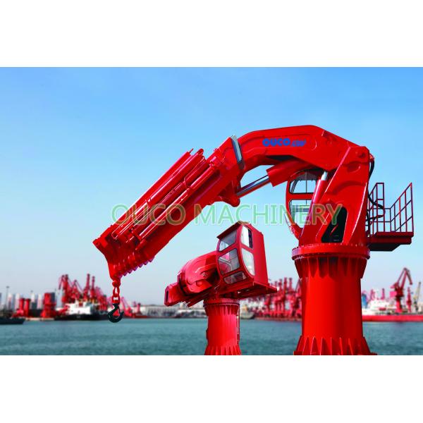 Offshore 5t 20M Hydraulic Folding Boom Crane