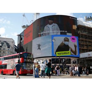 China P3.91 Module Full Color Video LED Billboard Mobile Display Ultra HD advertising led screen on sale