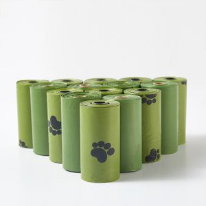 Cheap Environmentally Bone-Shape EPI Plastic Pet Waste Bags For Animal Poop Cleaning for sale