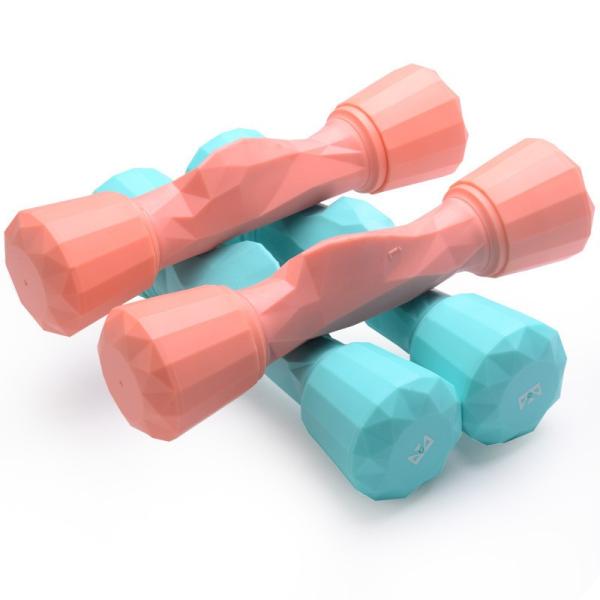 Quality TPE Light Blue Fitness Neoprene Dumbbell 1.1kg Neoprene Coated Dumbbells wholesale