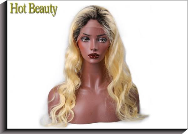Quality Brazilian Full Lace Front Wigs Human Hair / Real Remy Hair Extensions wholesale