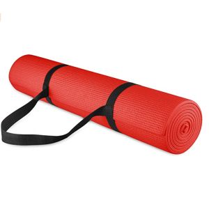 China all purpose yoga mat, all-purpose 1/4 inch yoga mat with carrying strap, sports yoga mat on sale