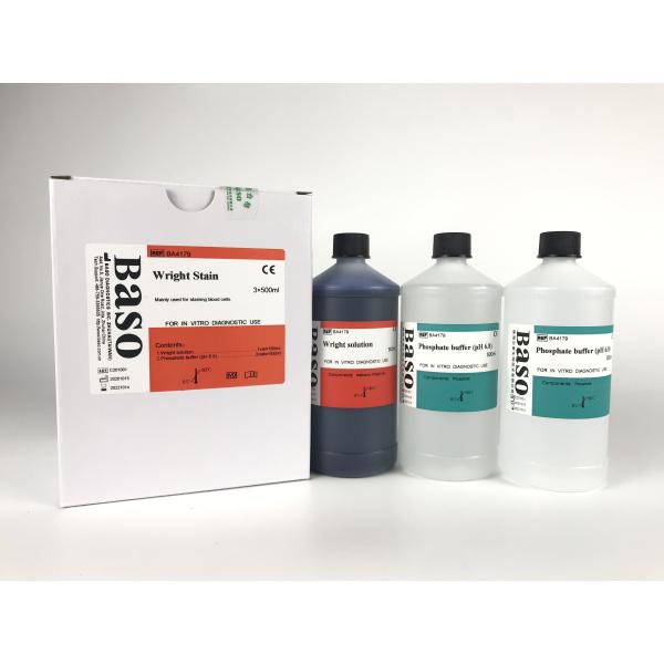 Wright Stain Solution Baso Clear Colourful Medical Stains For Healthcare