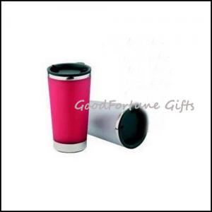 China stainless steel travel mugs cup printed logo souvenir on sale