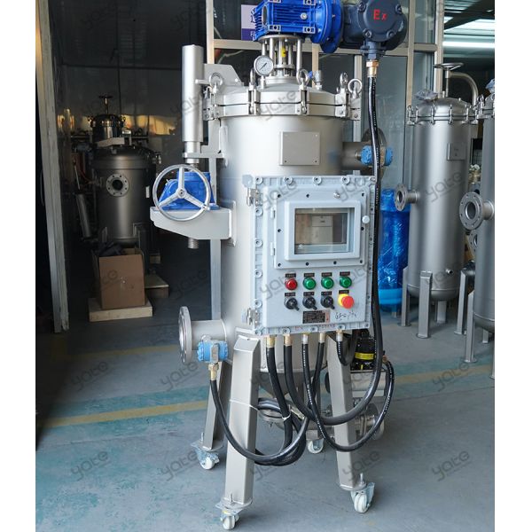 Explosion-Proof​ Automatic Internal Scraper Self-Cleaning Filter High Viscosity Liquid Filtration Petroleum Chemical ,Cooling Water Treatment and