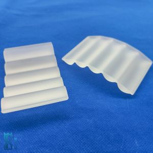 Factory High Performance Fused Silica Custom Irregular Frosted Quartz Sheet