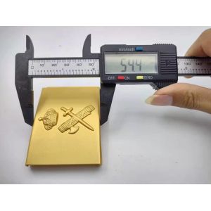 Electroplating Annual Design Golden Army Belt Buckles