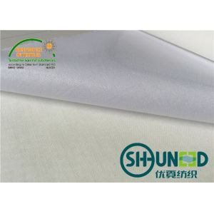 White Cotton Interlining with Hard Handfeeling , interfacing material