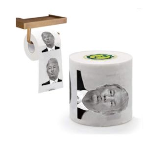 Trump Head Pattern Mixed Pulp Tissue Paper Roll