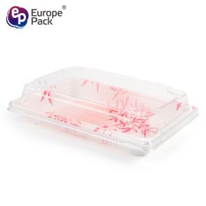 Wholesale high quality 7 inch plastic sushi container