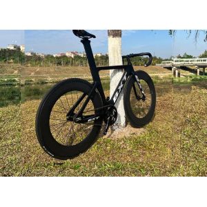 Fixed Gear Aero Shaping Carbon Road Bike Racing Track Complete Bicycle 700C