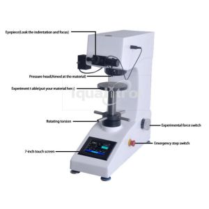 Software Control Half Automatic Digital Vickers Hardness Tester with Motorized X